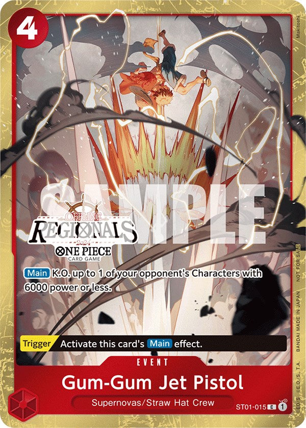 Gum-Gum Jet Pistol (Offline Regional 2024) [Participant] [One Piece Promotion Cards] | Tables and Towers