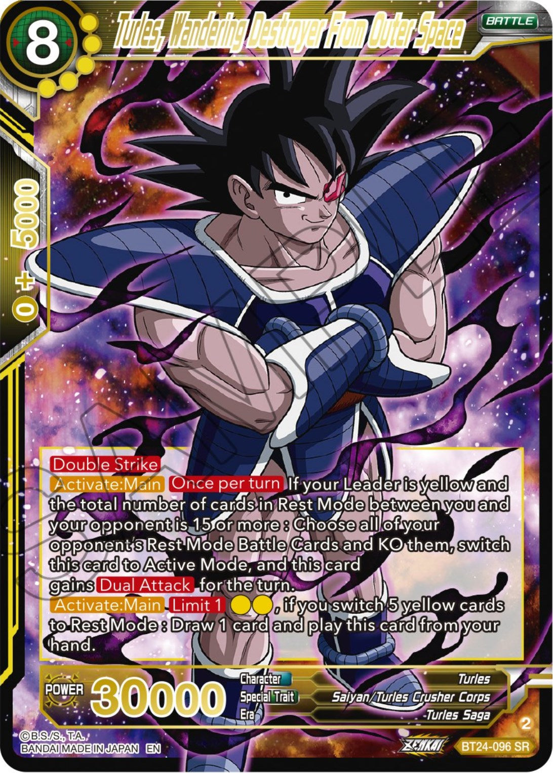 Turles, Wandering Destroyer From Outer Space (BT24-096) [Beyond Generations] | Tables and Towers