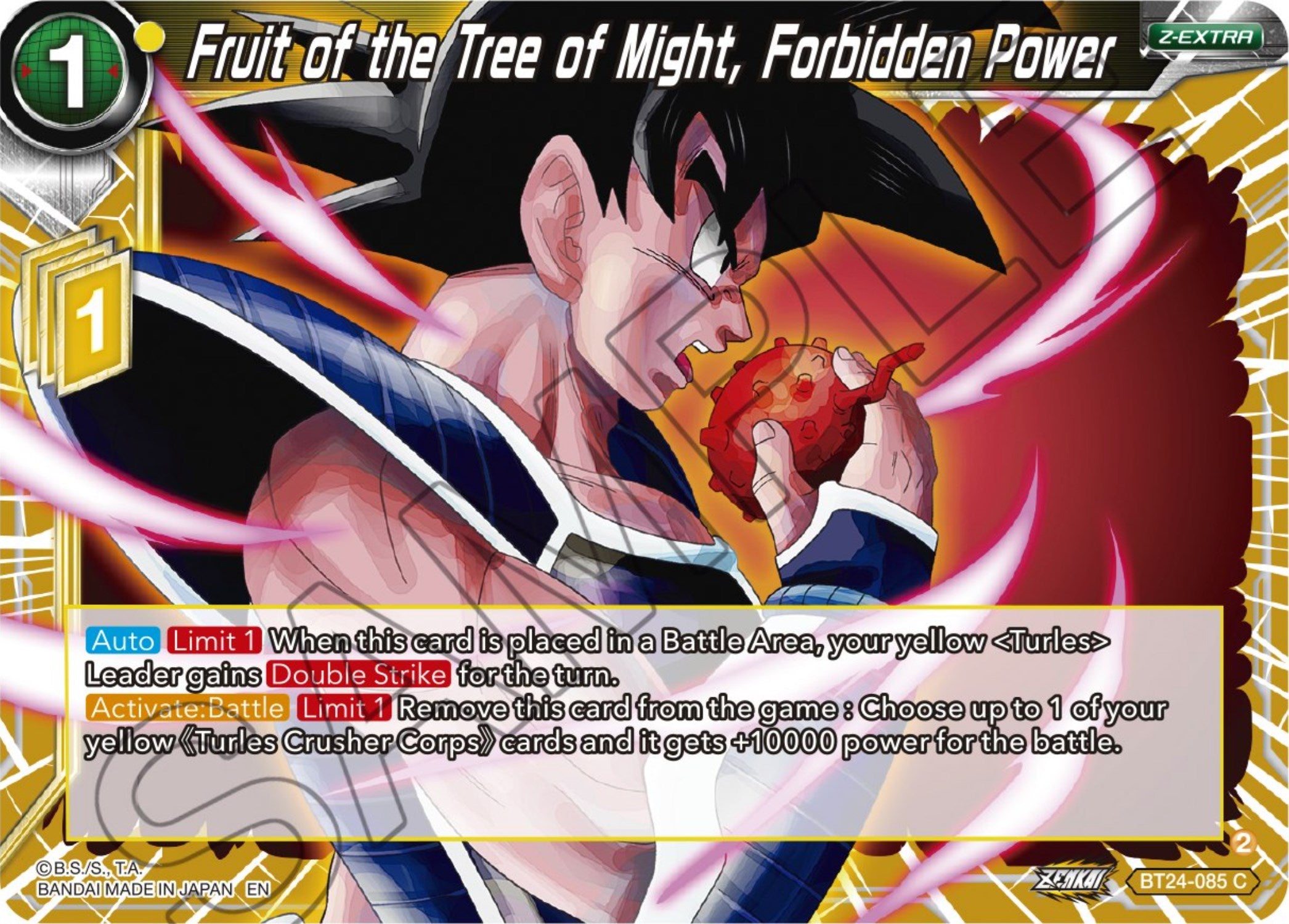 Fruit of the Tree of Might, Forbidden Power (BT24-085) [Beyond Generations] | Tables and Towers