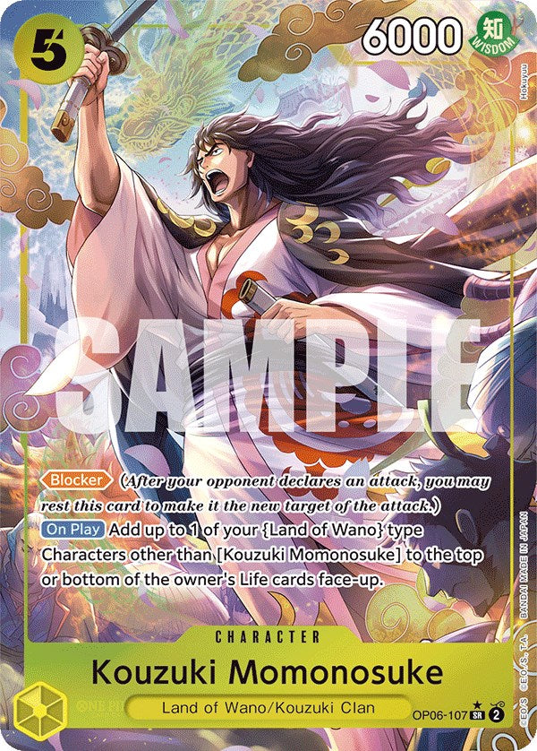 Kouzuki Momonosuke (Alternate Art) [Wings of the Captain] | Tables and Towers