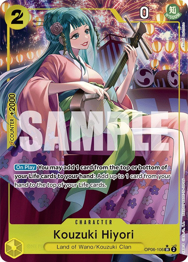 Kouzuki Hiyori (Alternate Art) [Wings of the Captain] | Tables and Towers