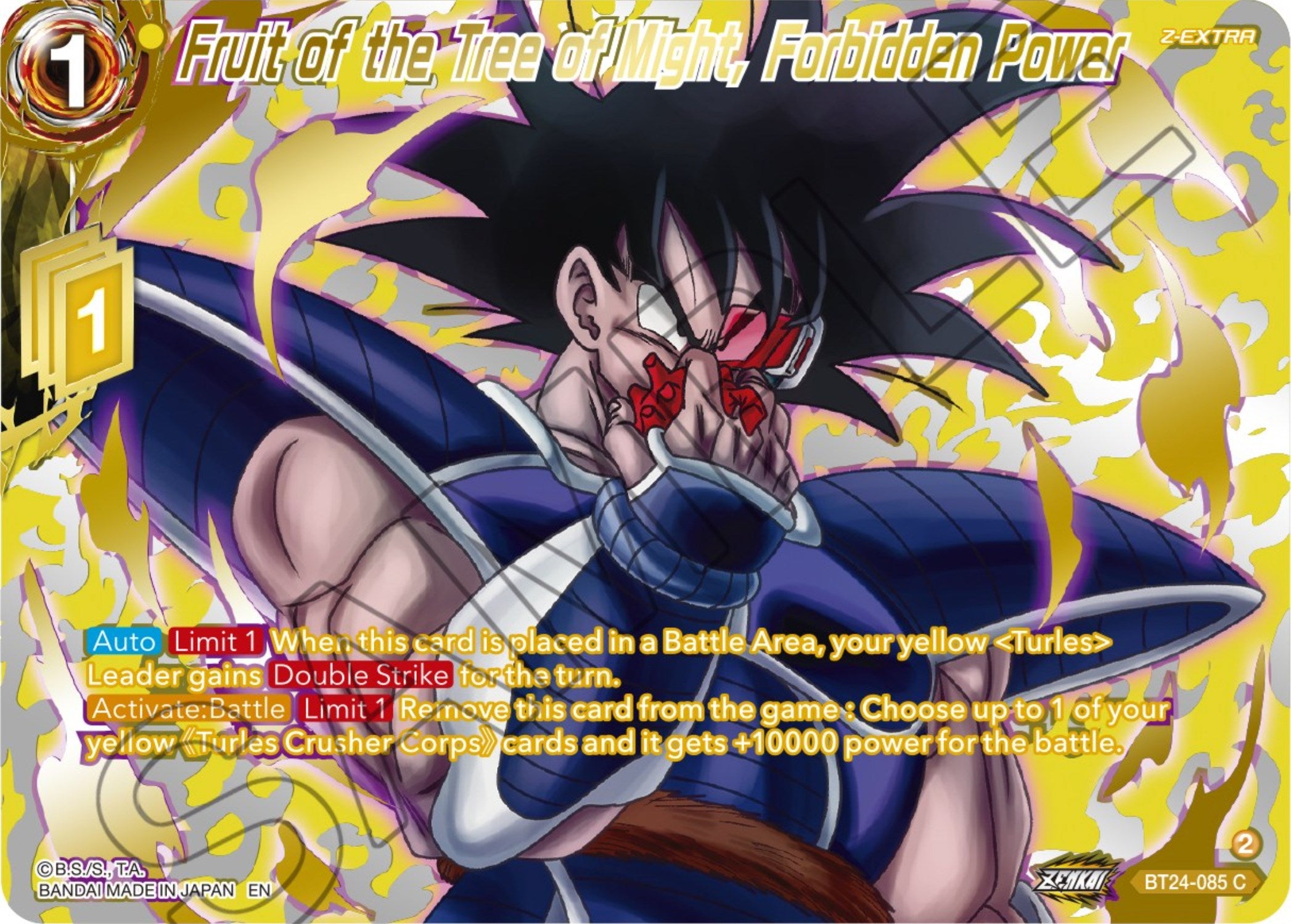 Fruit of the Tree of Might, Forbidden Power (Collector Booster) (BT24-085) [Beyond Generations] | Tables and Towers