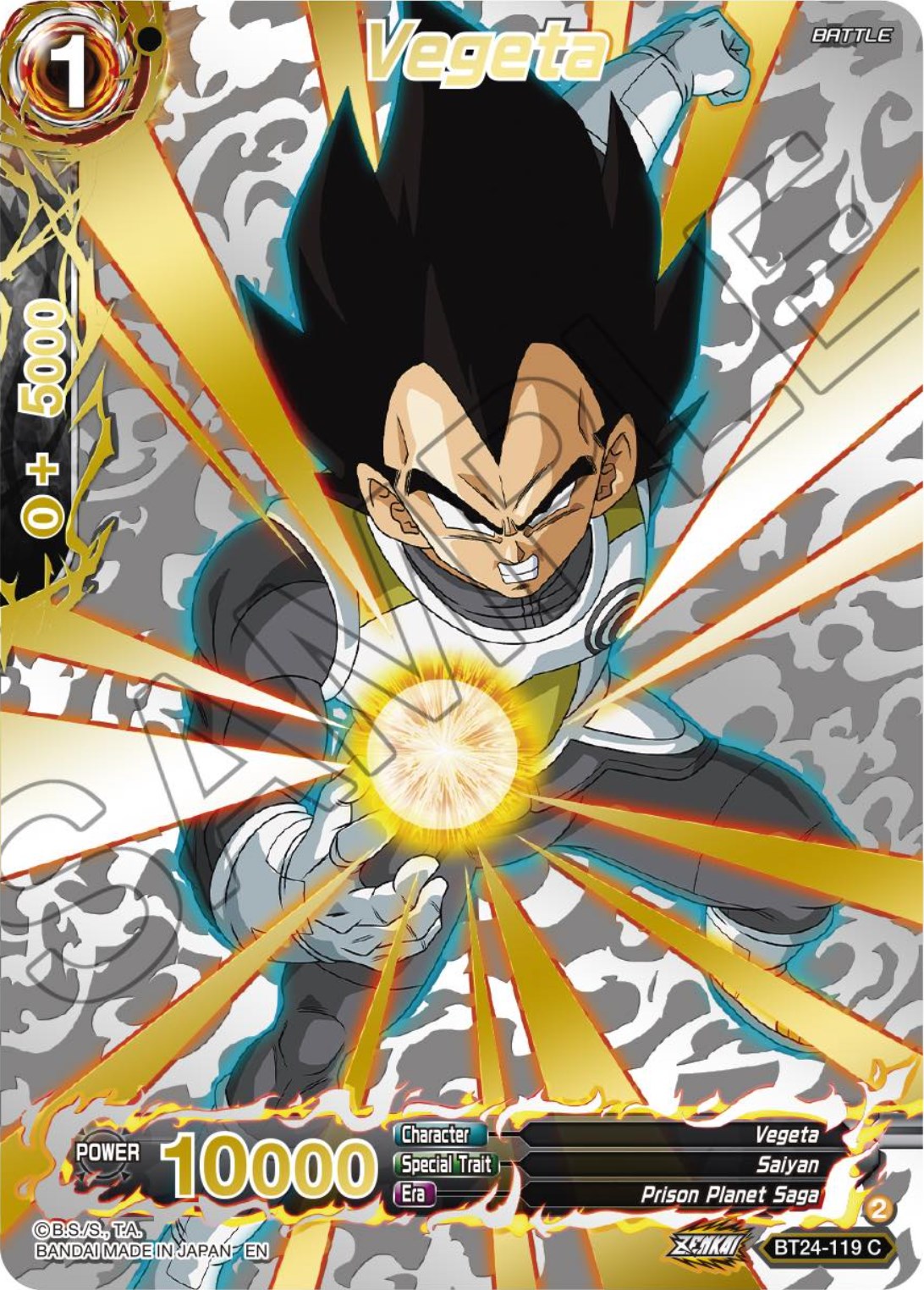 Vegeta (Collector Booster) (BT24-119) [Beyond Generations] | Tables and Towers