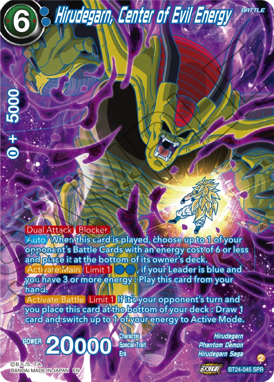 Hirudegarn, Center of Evil Energy (SPR) (BT24-045) [Beyond Generations] | Tables and Towers