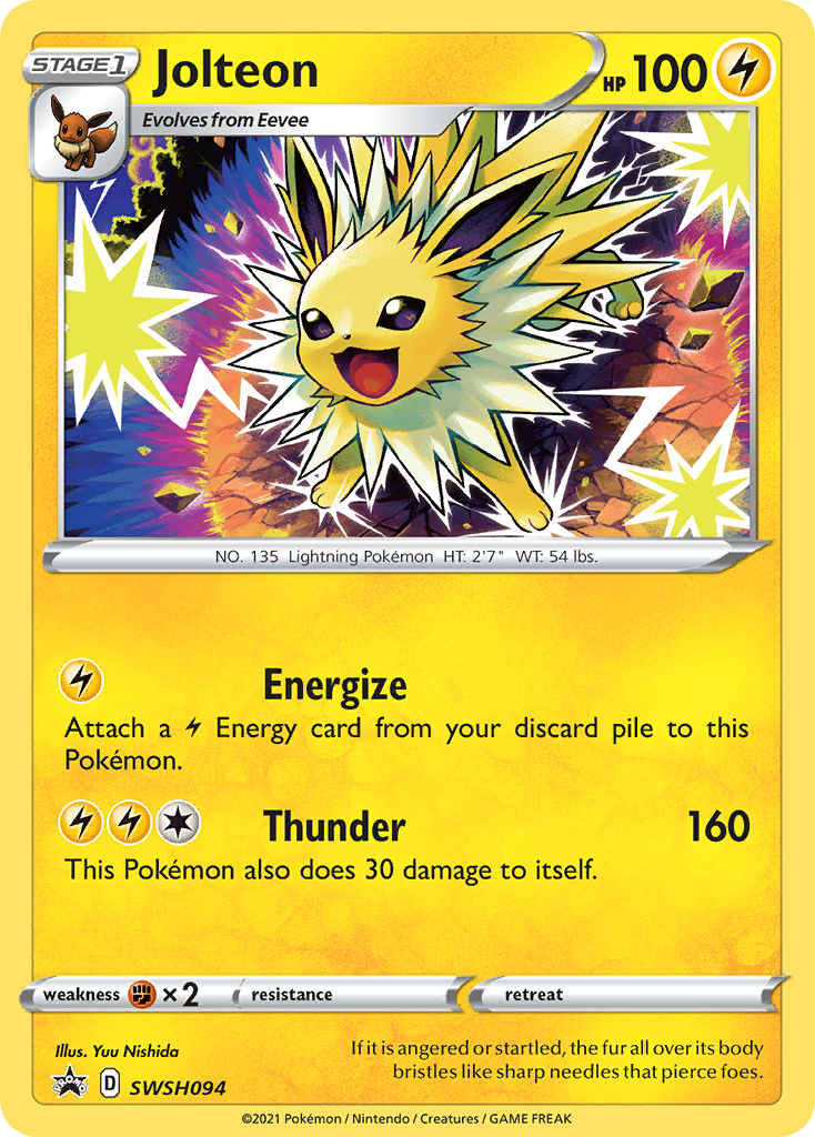 Jolteon (SWSH094) [Sword & Shield: Black Star Promos] | Tables and Towers