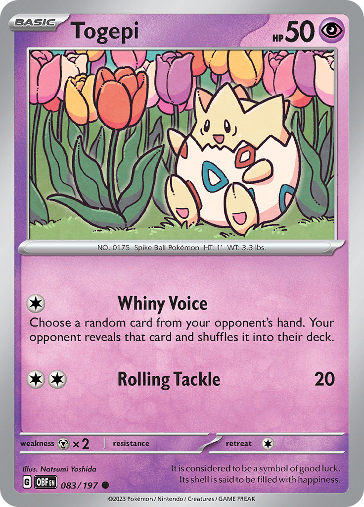 Togepi (083/197) [Scarlet & Violet: Obsidian Flames] | Tables and Towers