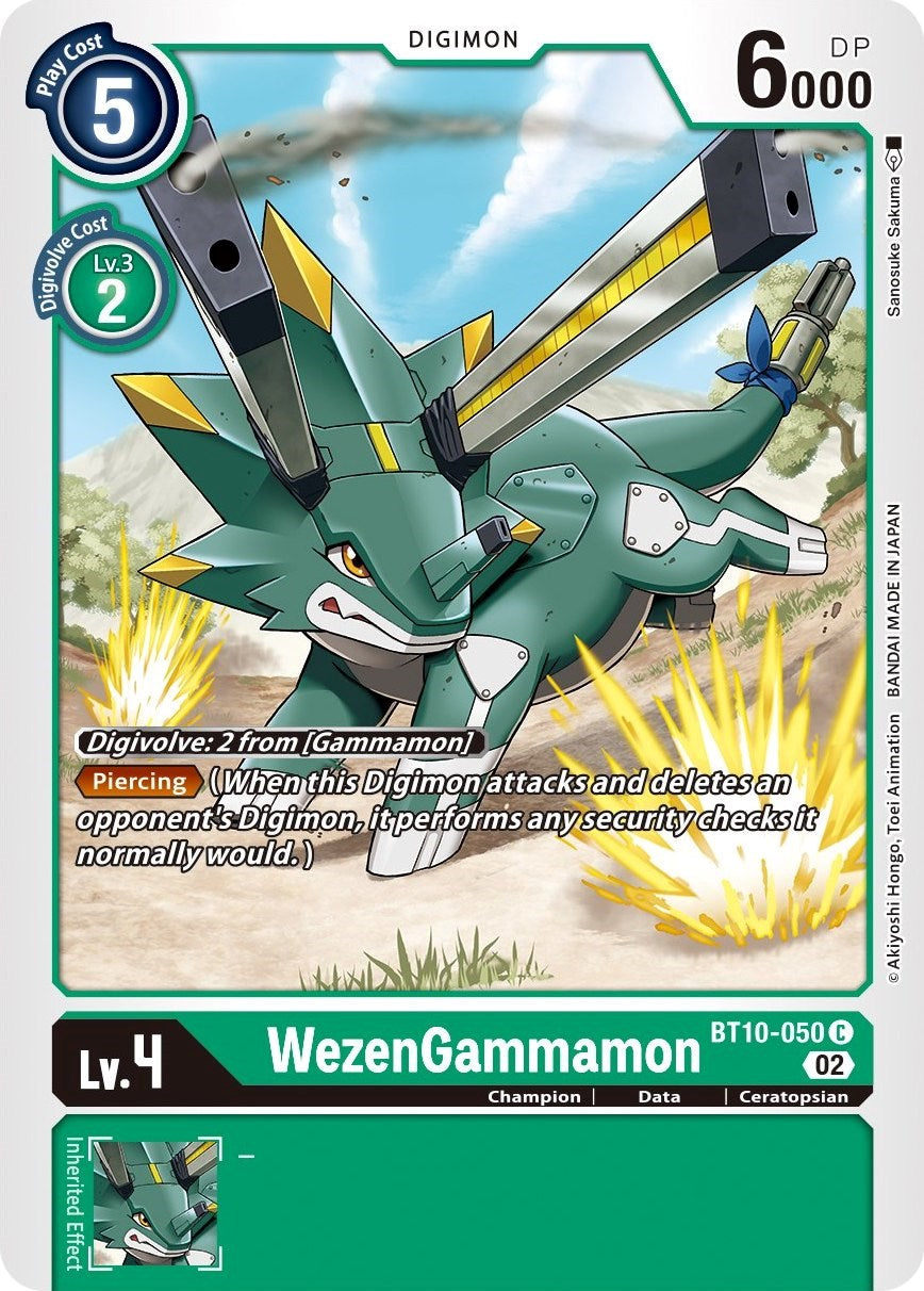 WezenGammamon [BT10-050] [Xros Encounter] | Tables and Towers