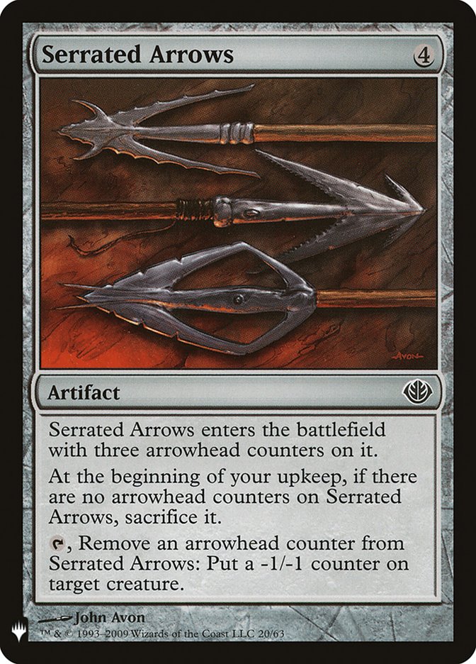 Serrated Arrows [Mystery Booster] | Tables and Towers