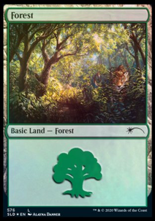 Forest (Cats) (576) [Secret Lair Drop Promos] | Tables and Towers