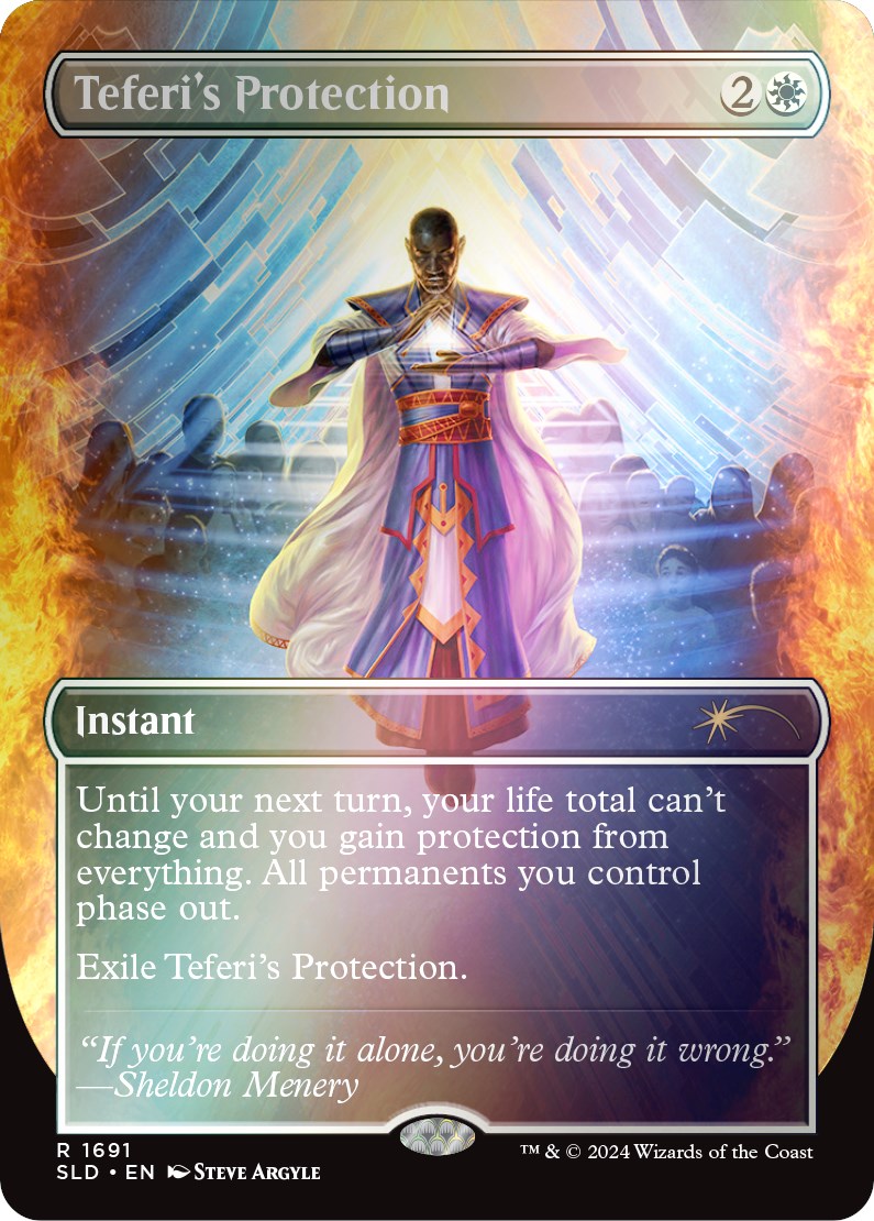 Teferi's Protection (1691) (Rainbow Foil) [Secret Lair Drop Series] | Tables and Towers