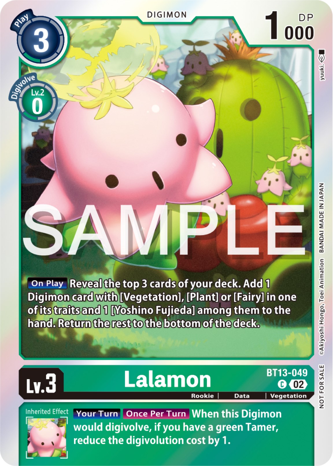 Lalamon [BT13-049] (Event Pack 6) [Versus Royal Knights Promos] | Tables and Towers