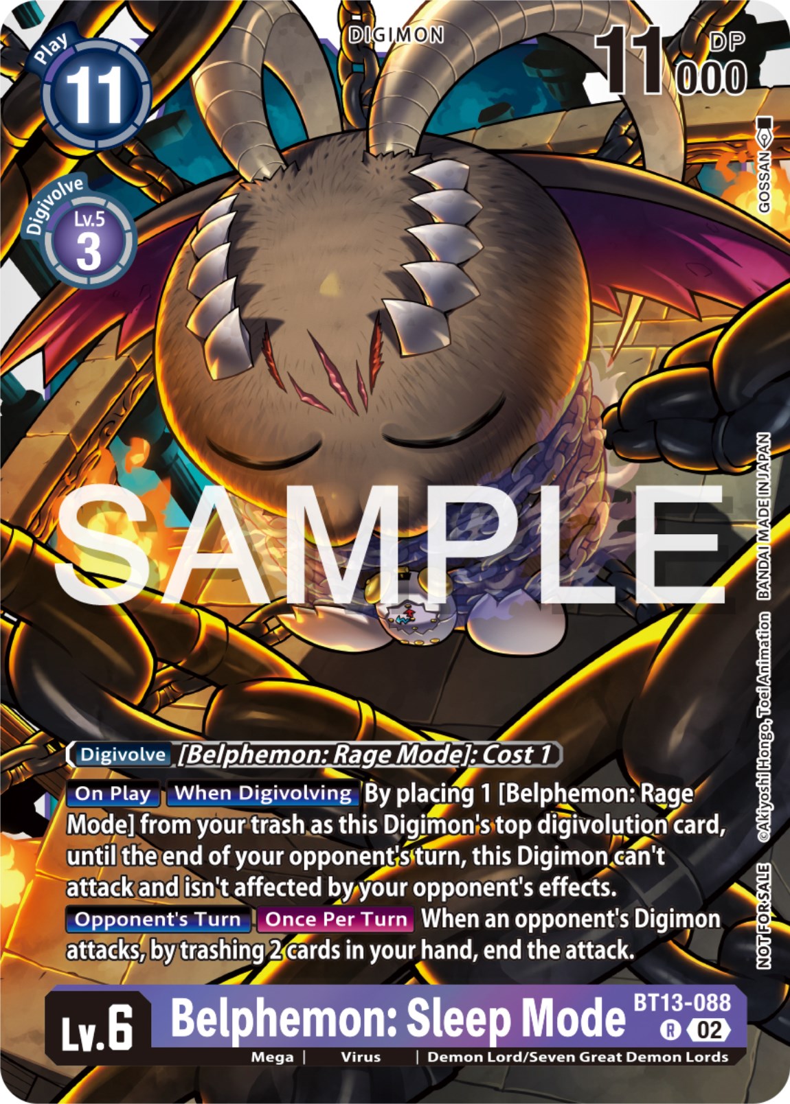 Belphemon: Sleep Mode [BT13-088] (Event Pack 6) [Versus Royal Knights Promos] | Tables and Towers