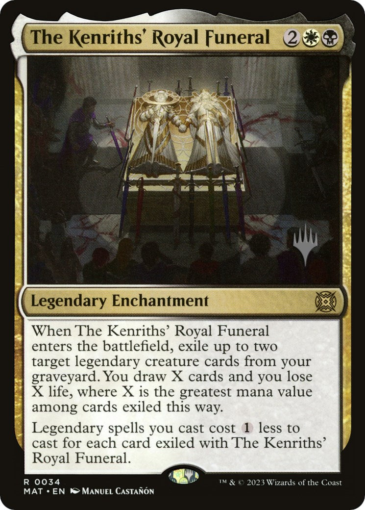 The Kenriths' Royal Funeral (Promo Pack) [Murders at Karlov Manor Promos] | Tables and Towers