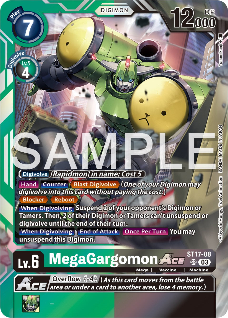 MegaGargomon Ace [ST17-08] [Starter Deck: Double Typhoon Advanced Deck Set] | Tables and Towers