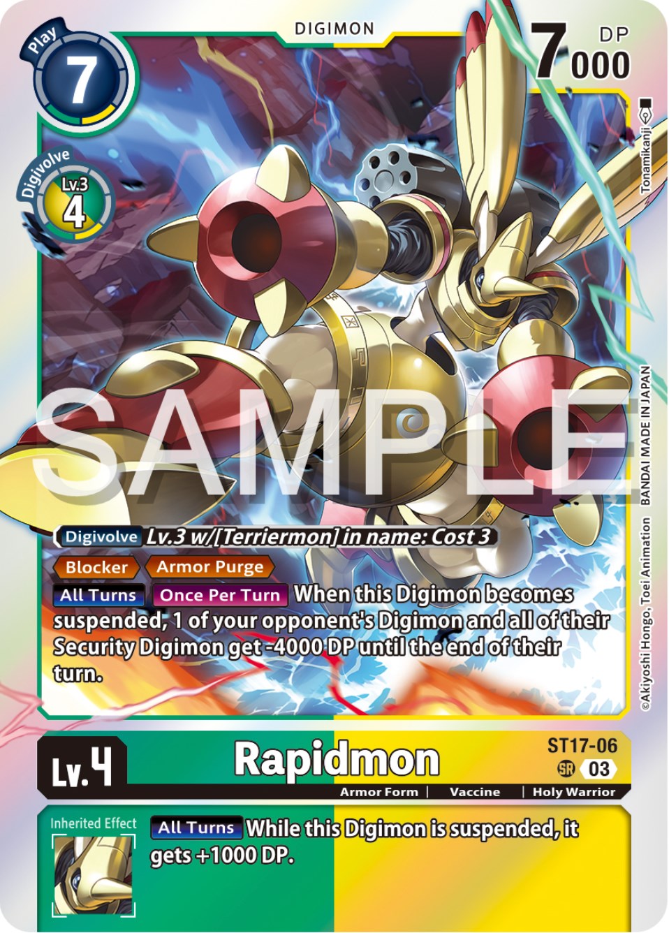 Rapidmon [ST17-06] [Starter Deck: Double Typhoon Advanced Deck Set] | Tables and Towers