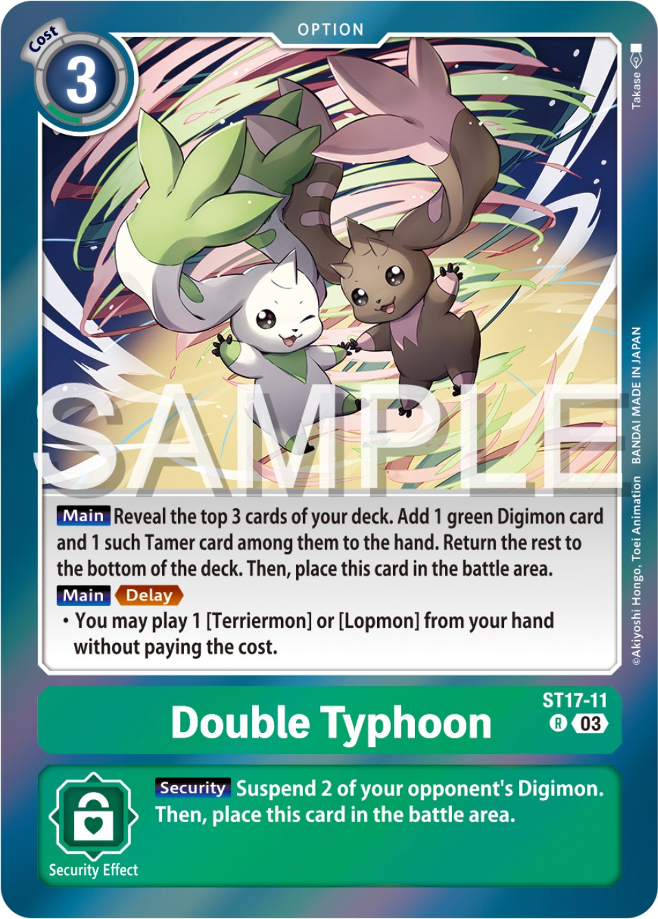 Double Typhoon [ST17-11] [Starter Deck: Double Typhoon Advanced Deck Set] | Tables and Towers