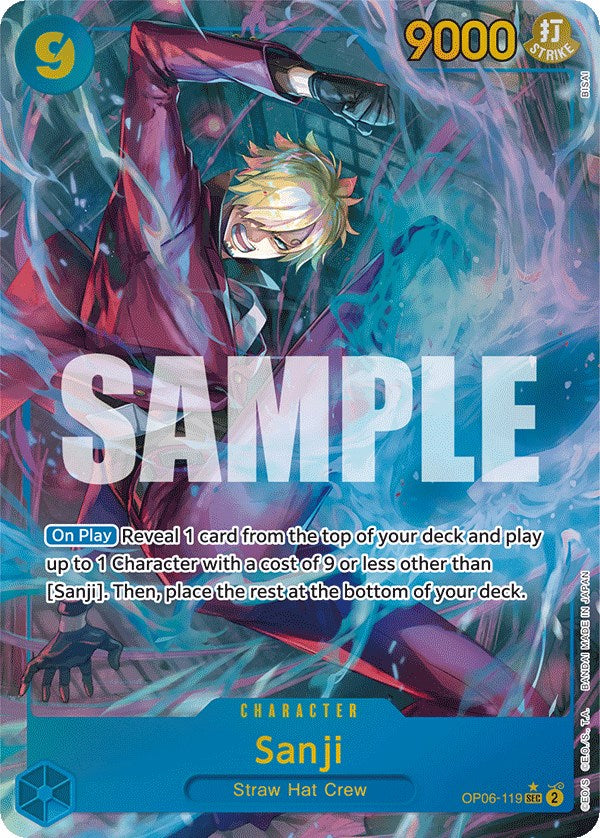 Sanji (Alternate Art) [Wings of the Captain] | Tables and Towers