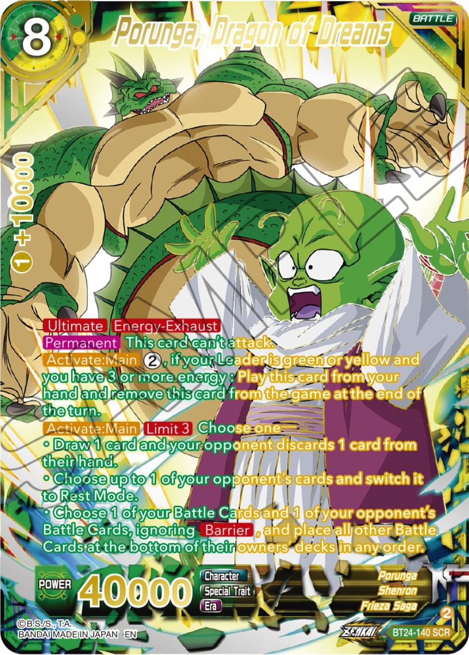 Porunga, Dragon of Dreams (Collector Booster) (BT24-140) [Beyond Generations] | Tables and Towers