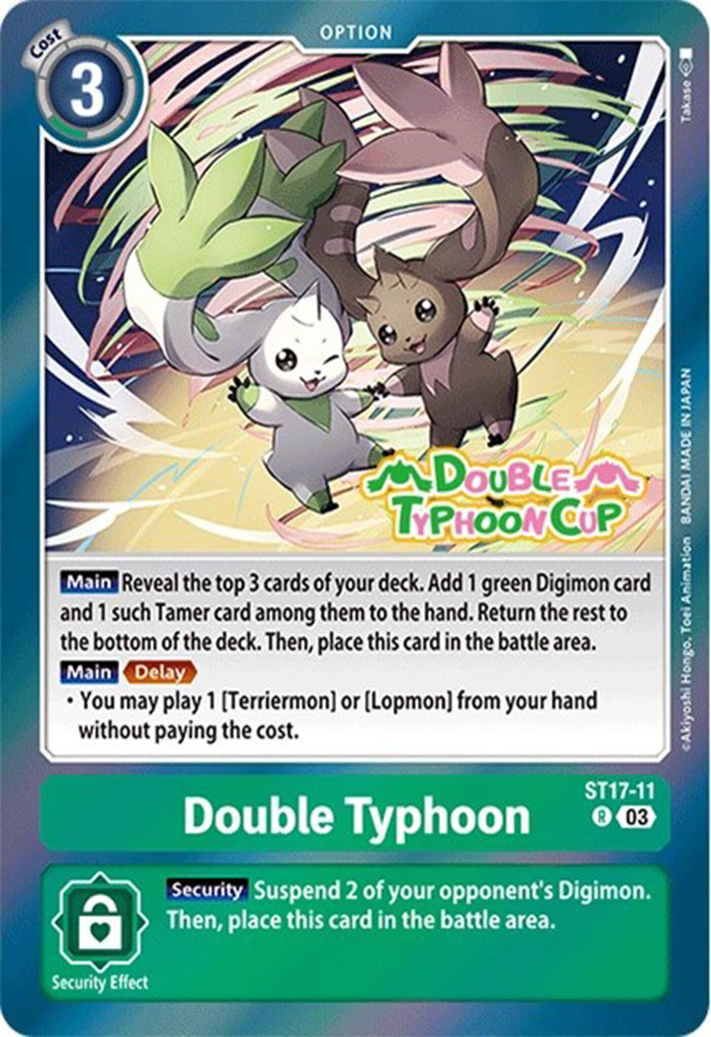 Double Typhoon [ST17-11] [Starter Deck: Double Typhoon Advanced Deck Set Pre-Release Cards] | Tables and Towers