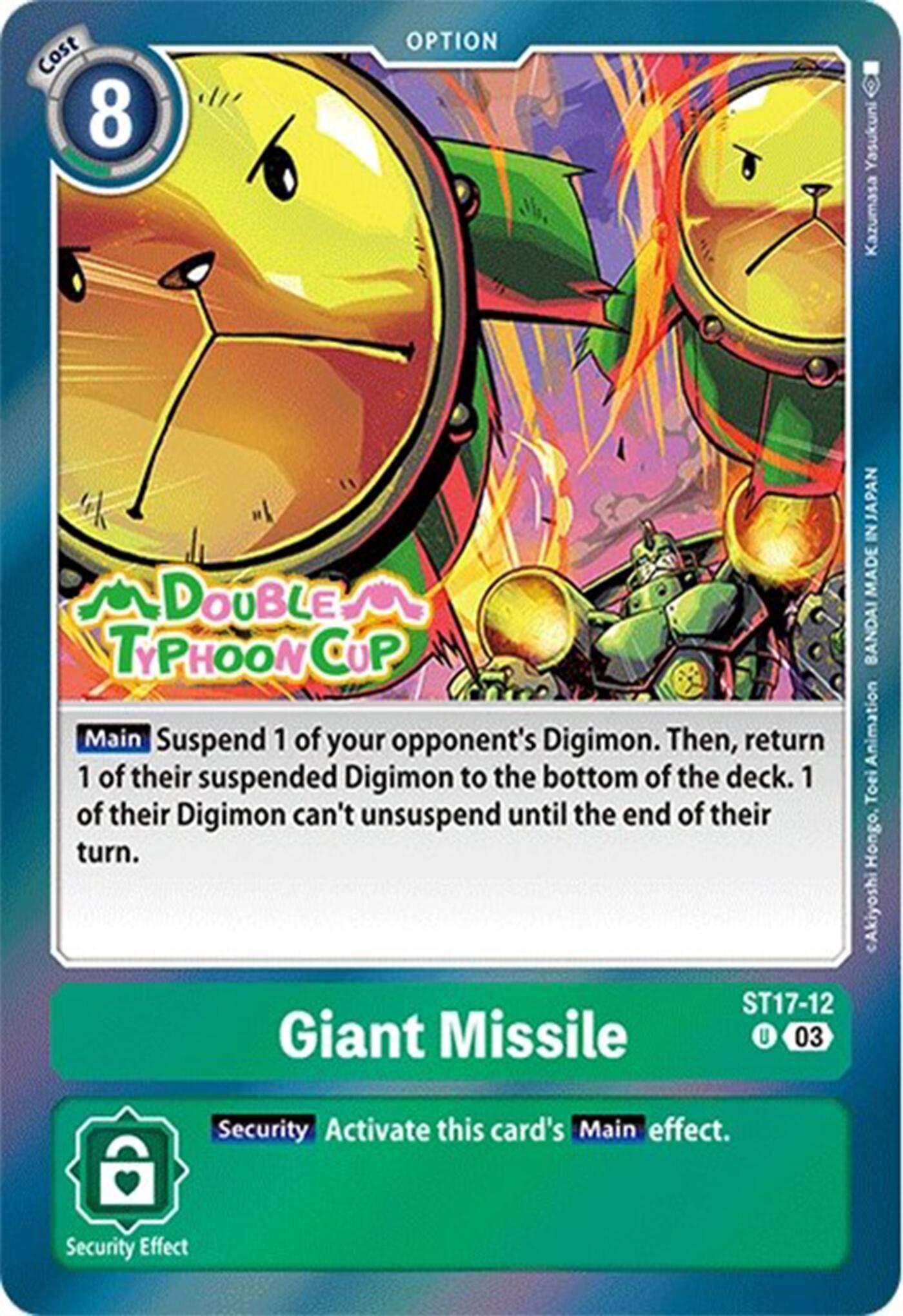 Giant Missile [ST17-12] [Starter Deck: Double Typhoon Advanced Deck Set Pre-Release Cards] | Tables and Towers