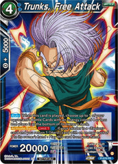 Trunks, Free Attack (Zenkai Series Tournament Pack Vol.7) (P-576) [Tournament Promotion Cards] | Tables and Towers