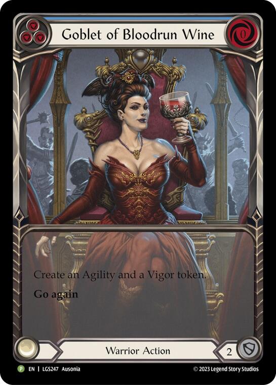 Goblet of Bloodrun Wine [LGS247] (Promo)  Rainbow Foil | Tables and Towers