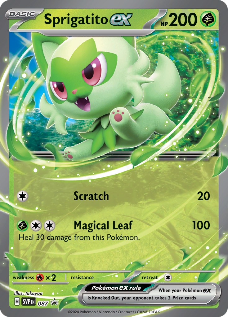 Sprigatito ex (087) [Scarlet & Violet: Black Star Promos] | Tables and Towers