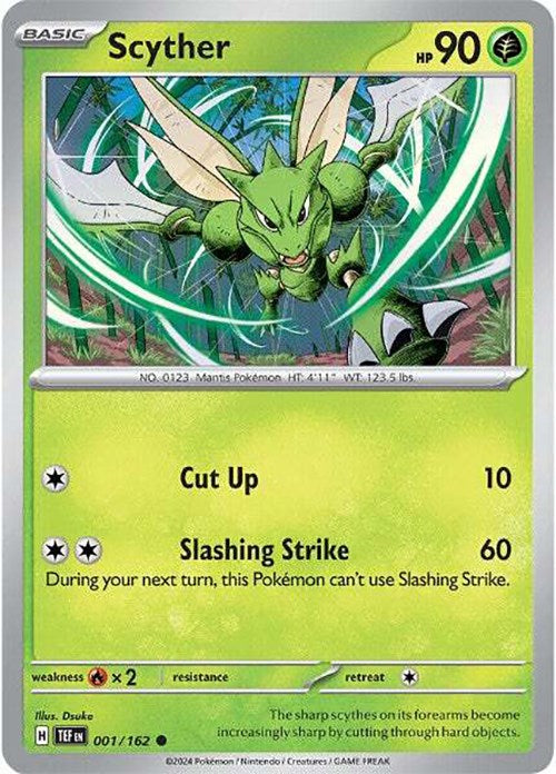 Scyther (001/162) [Scarlet & Violet: Temporal Forces] | Tables and Towers