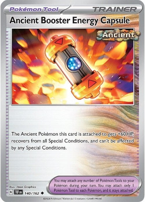 Ancient Booster Energy Capsule (140/162) [Scarlet & Violet: Temporal Forces] | Tables and Towers