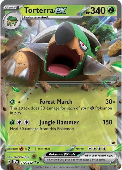 Torterra ex (012/162) [Scarlet & Violet: Temporal Forces] | Tables and Towers