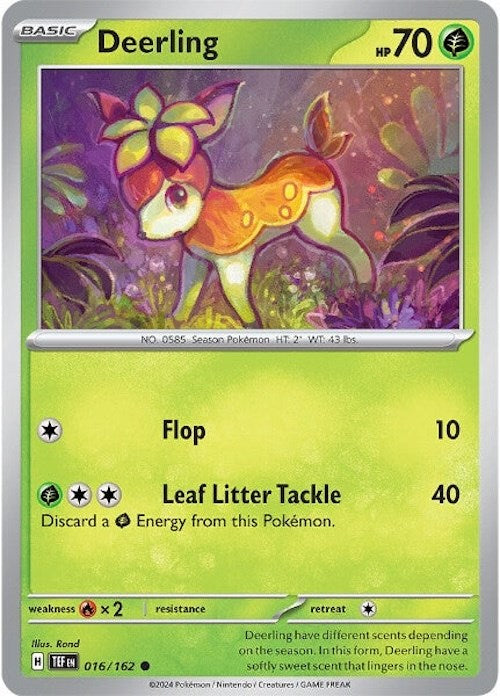 Deerling (016/162) [Scarlet & Violet: Temporal Forces] | Tables and Towers