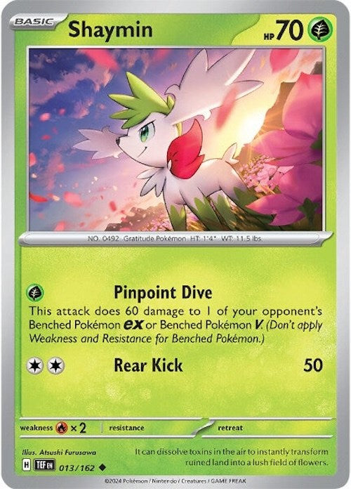 Shaymin (013/162) [Scarlet & Violet: Temporal Forces] | Tables and Towers