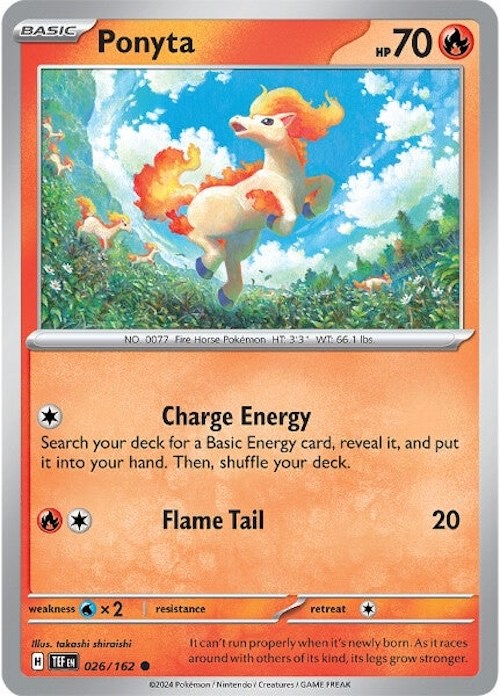 Ponyta (026/162) [Scarlet & Violet: Temporal Forces] | Tables and Towers