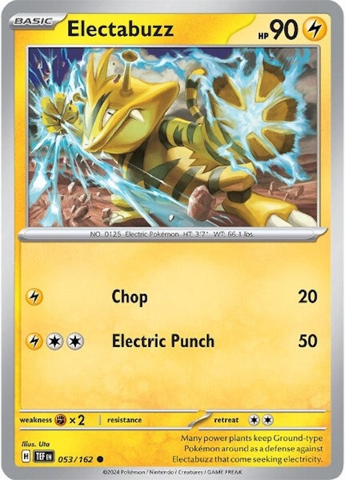 Electabuzz (053/162) [Scarlet & Violet: Temporal Forces] | Tables and Towers