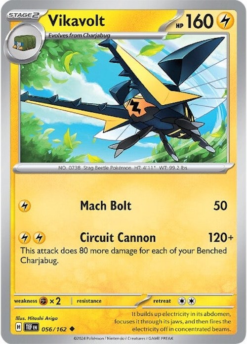 Vikavolt (056/162) [Scarlet & Violet: Temporal Forces] | Tables and Towers