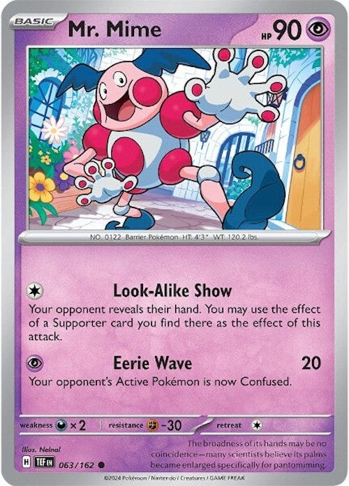 Mr. Mime (063/162) [Scarlet & Violet: Temporal Forces] | Tables and Towers