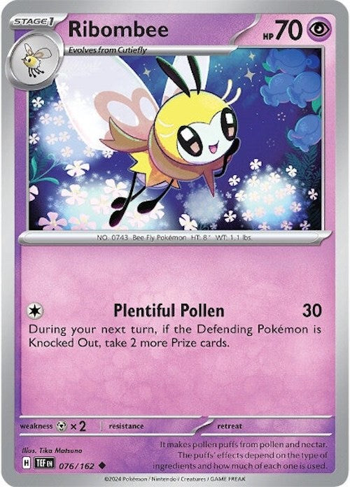 Ribombee (076/162) [Scarlet & Violet: Temporal Forces] | Tables and Towers