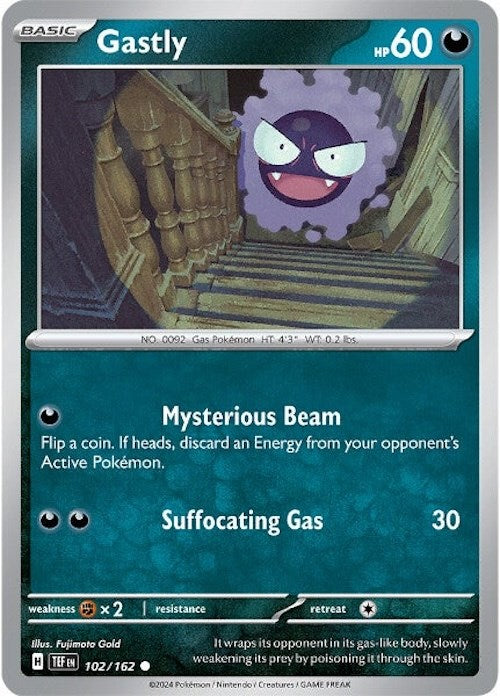 Gastly (102/162) [Scarlet & Violet: Temporal Forces] | Tables and Towers