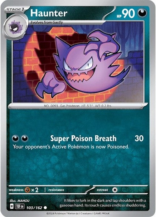 Haunter (103/162) [Scarlet & Violet: Temporal Forces] | Tables and Towers