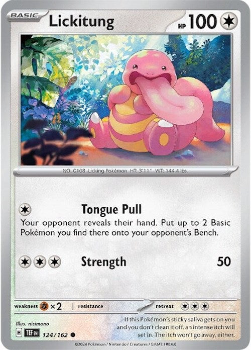 Lickitung (124/162) [Scarlet & Violet: Temporal Forces] | Tables and Towers