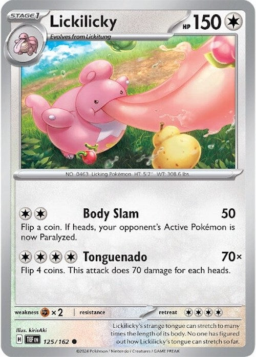 Lickilicky (125/162) [Scarlet & Violet: Temporal Forces] | Tables and Towers