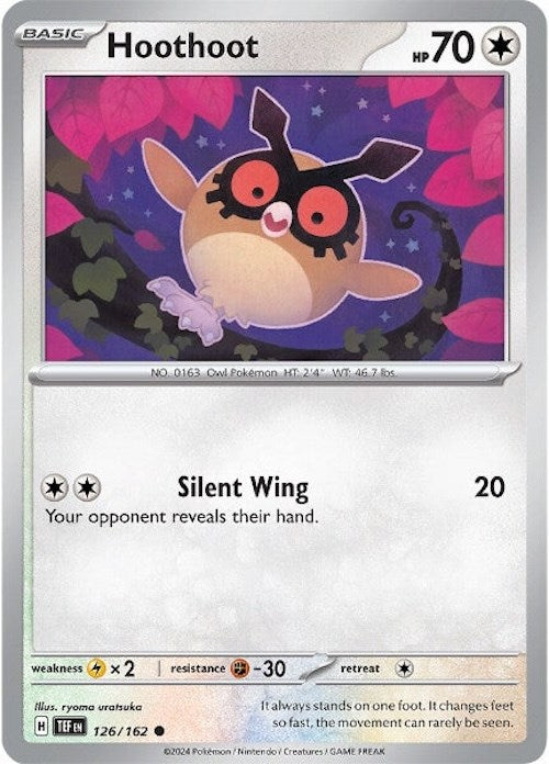 Hoothoot (126/162) [Scarlet & Violet: Temporal Forces] | Tables and Towers