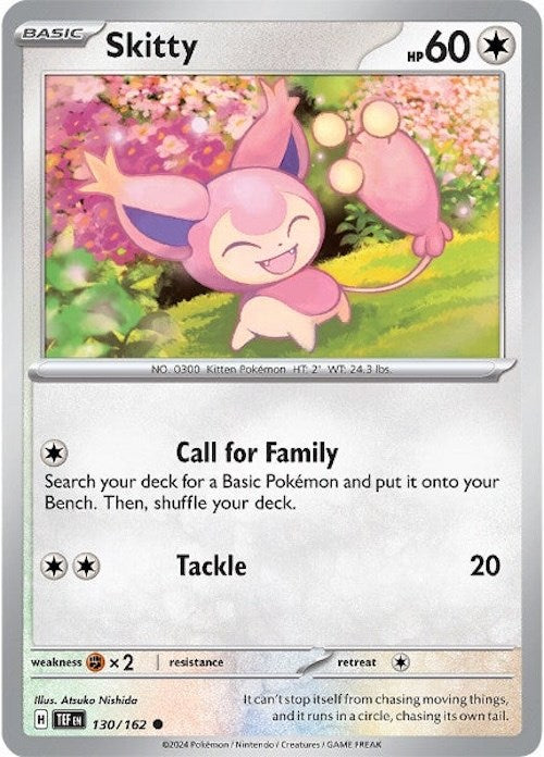 Skitty (130/162) [Scarlet & Violet: Temporal Forces] | Tables and Towers