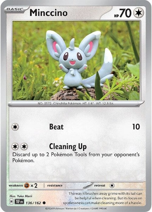 Minccino (136/162) [Scarlet & Violet: Temporal Forces] | Tables and Towers