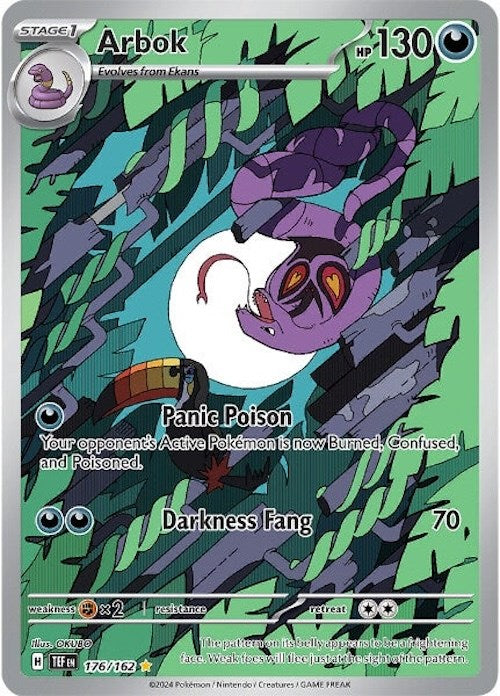 Arbok (176/162) [Scarlet & Violet: Temporal Forces] | Tables and Towers