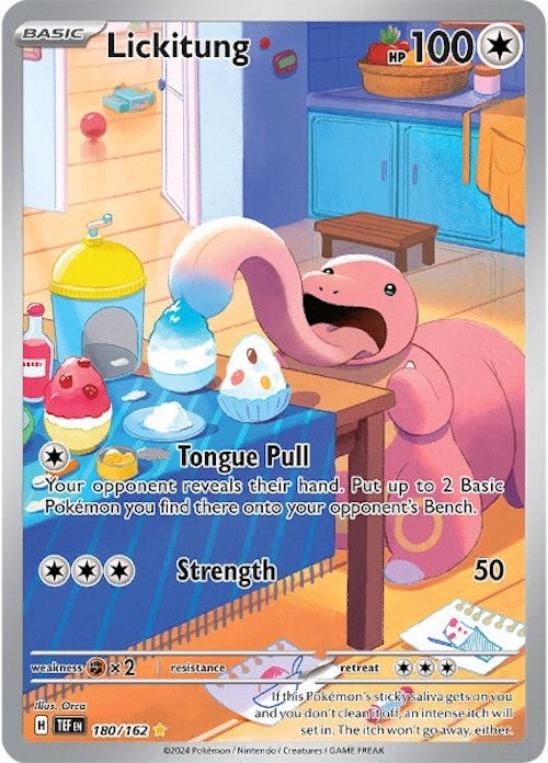 Lickitung (180/162) [Scarlet & Violet: Temporal Forces] | Tables and Towers