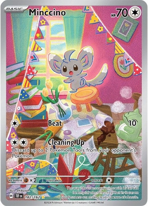 Minccino (182/162) [Scarlet & Violet: Temporal Forces] | Tables and Towers