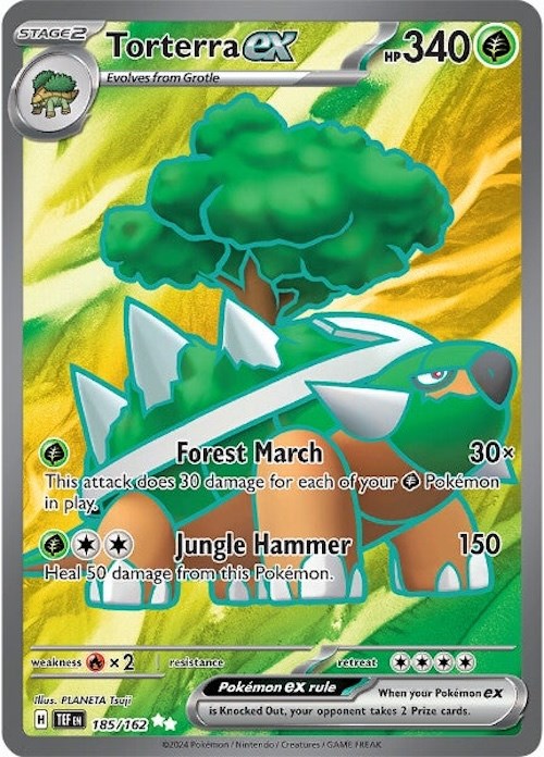 Torterra ex (185/162) [Scarlet & Violet: Temporal Forces] | Tables and Towers