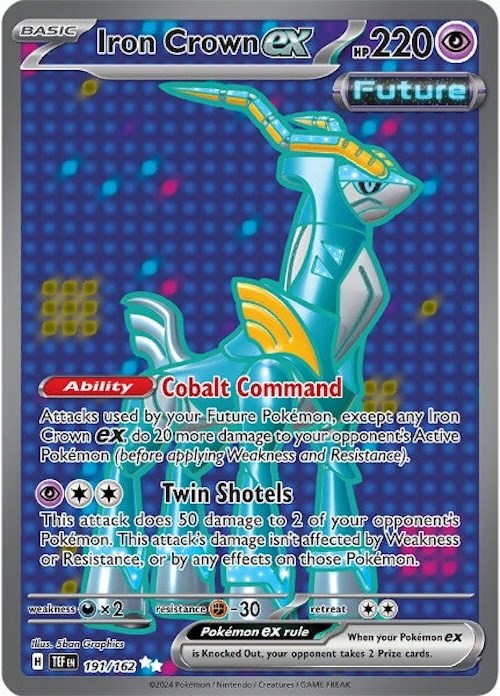 Iron Crown ex (191/162) [Scarlet & Violet: Temporal Forces] | Tables and Towers