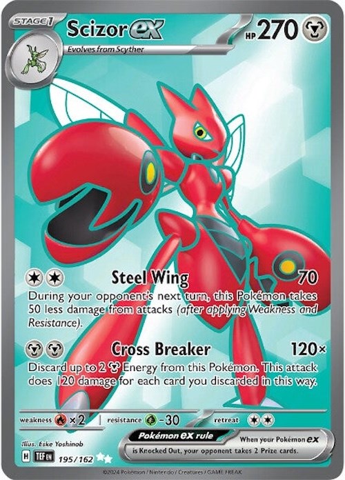 Scizor ex (195/162) [Scarlet & Violet: Temporal Forces] | Tables and Towers